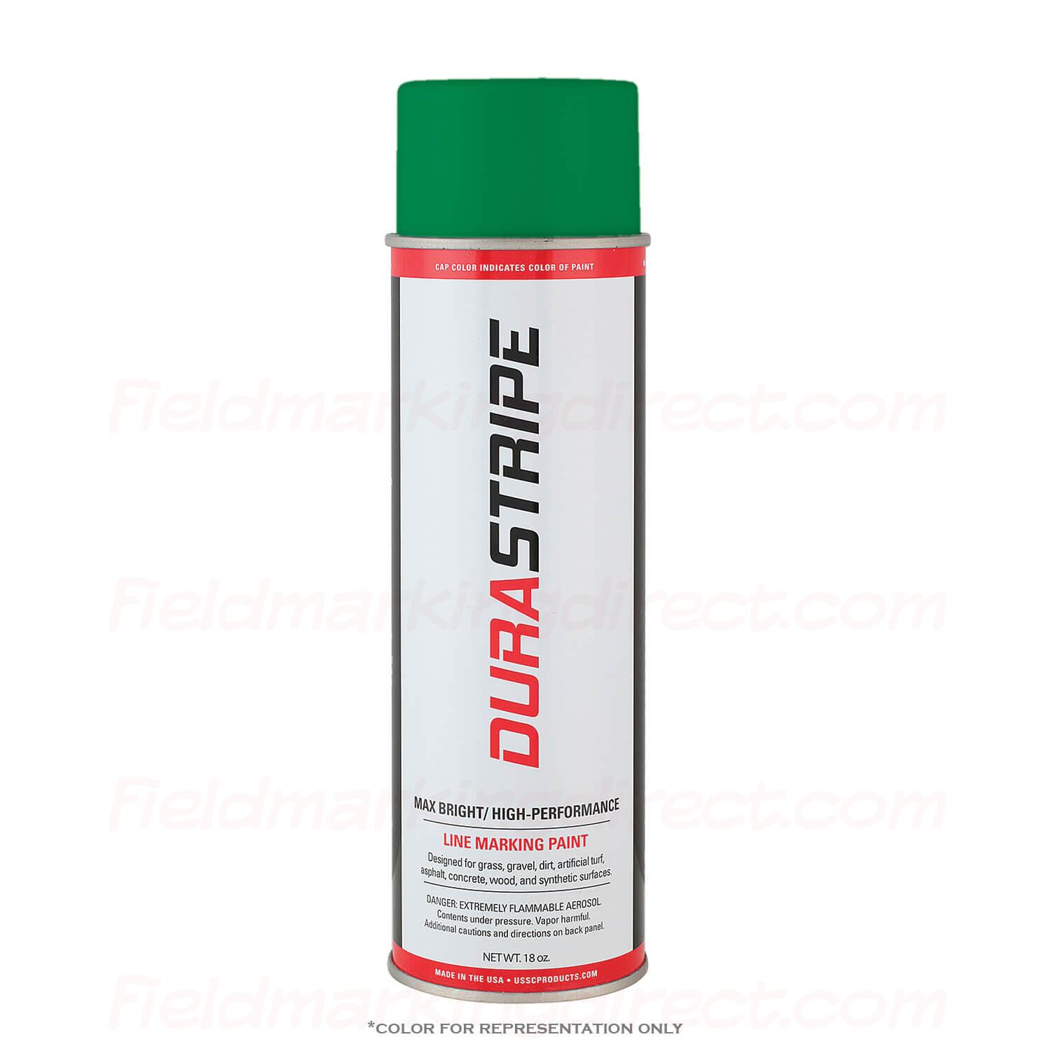 DuraStripe 18oz Green Aerosol Field Marking Paint Fieldmarking Direct