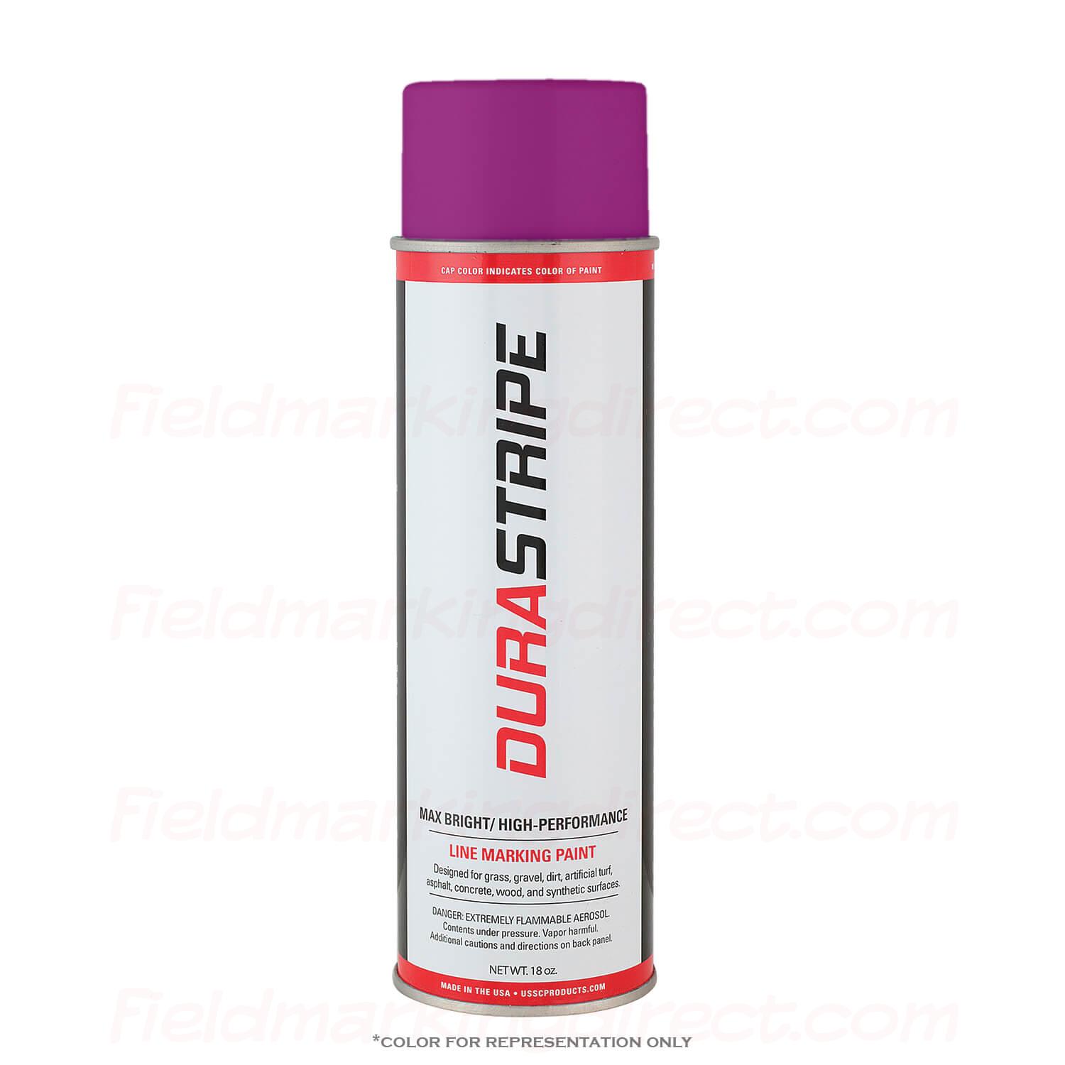 DuraStripe 18oz Purple Aerosol Field Marking Paint Fieldmarking Direct