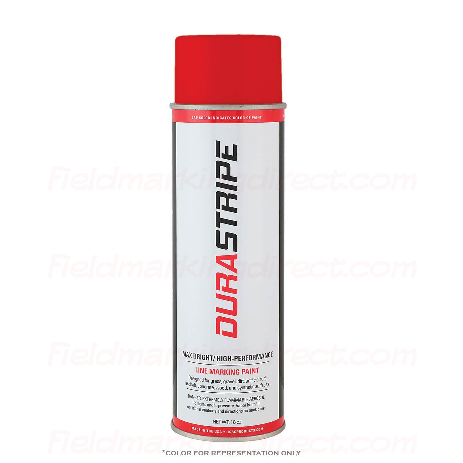 DuraStripe 18oz Red Aerosol Field Marking Paint Fieldmarking Direct