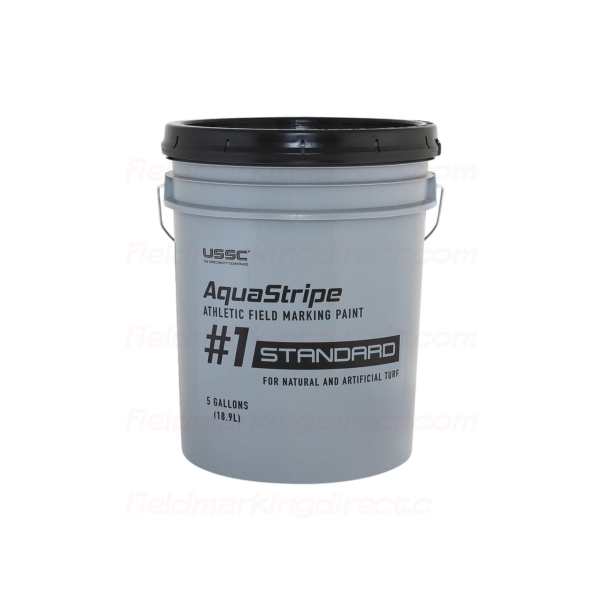 5 Gallon AquaStripe 1 Standard White (RTS) Pro Field Marking Paint
